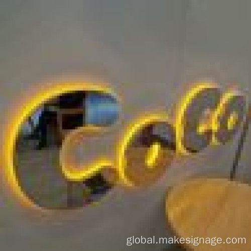 Backlit Led Channel Letter nice illuminate Backlit letter Supplier